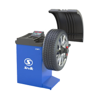 Wheel balancing machine for sivik starter model